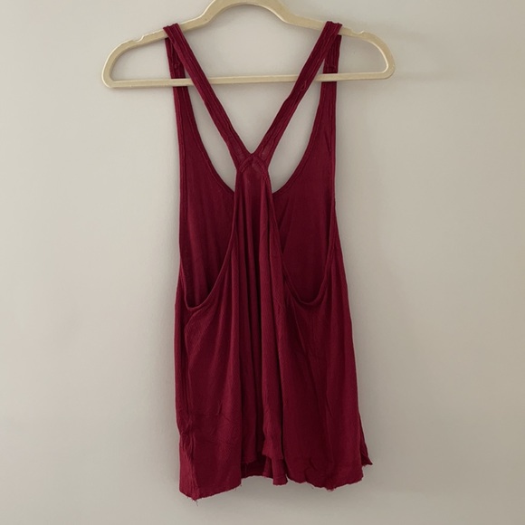 Free People Berry Casual Tank Top (Low Back) - Med - Picture 5 of 5